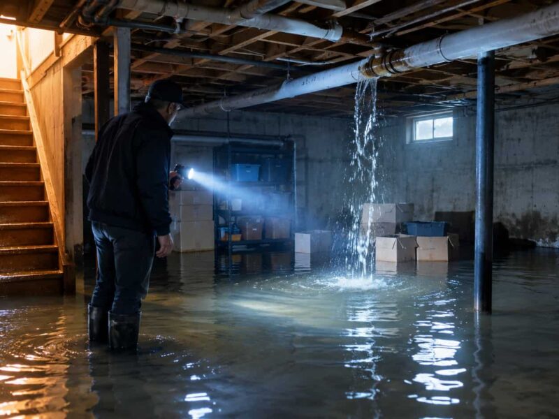 Burst Water Main at Your Spokane Home? What to Do Before the Water Spreads
